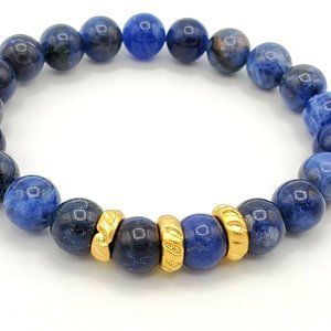 Natural Sodalite Healing beaded bracelet
